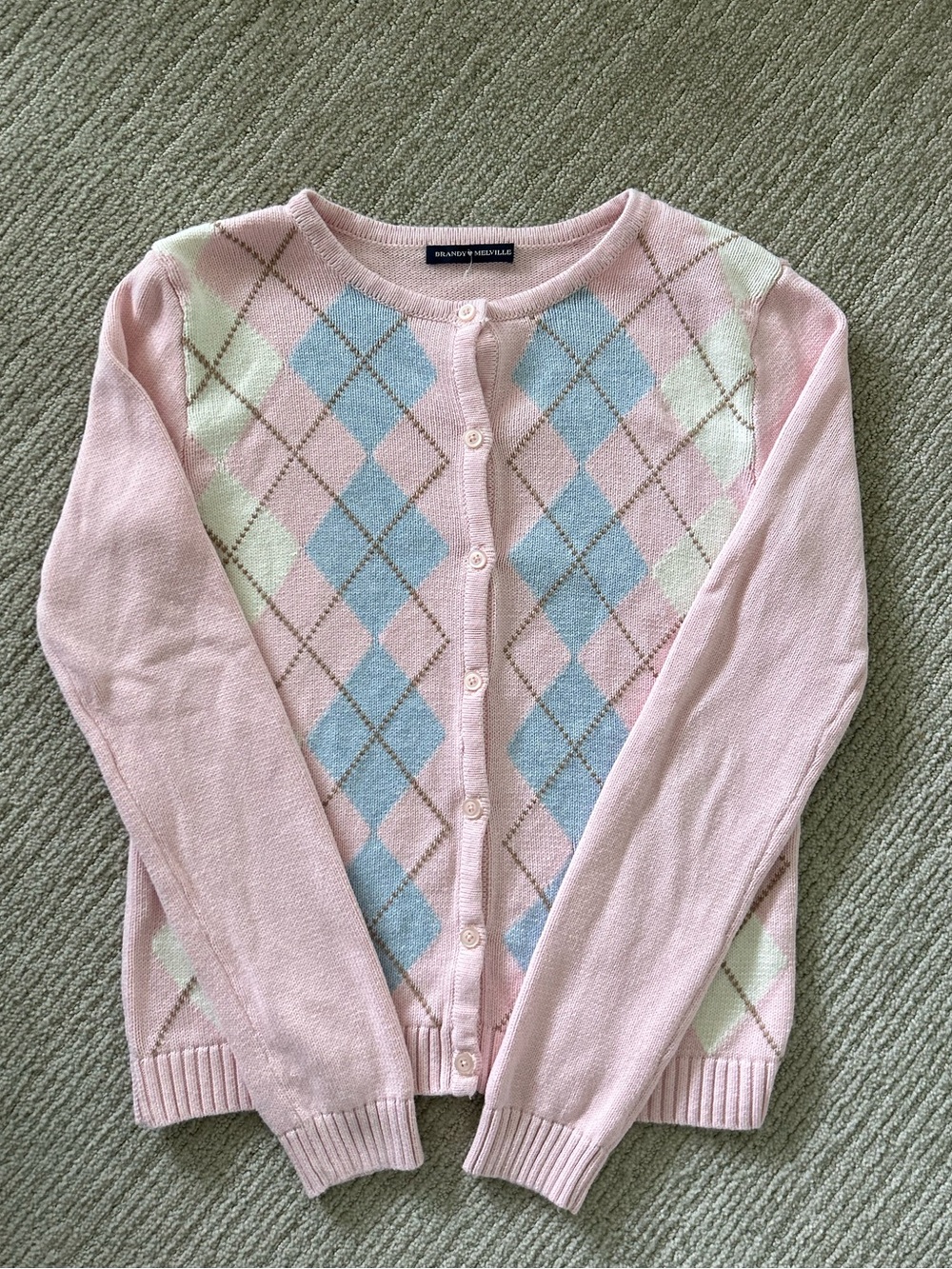 Elizabeth Argyle Pink Cardigan Brandy Melville NWT